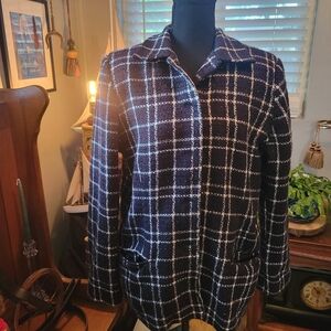 Sag Harbor Monochrome Textured Jacket